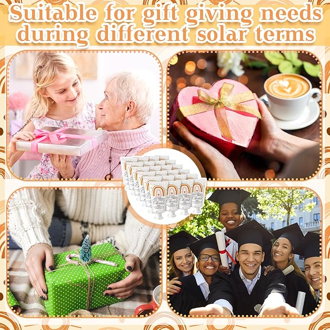 50 Pack Christian Hand Lotion Bulk Gifts for Women Mother Day Bible Mini Travel Hand Lotion Bulk for Stocking Stuffers Gifts Women Church Appreciation Teachers Coworkers(Boho)