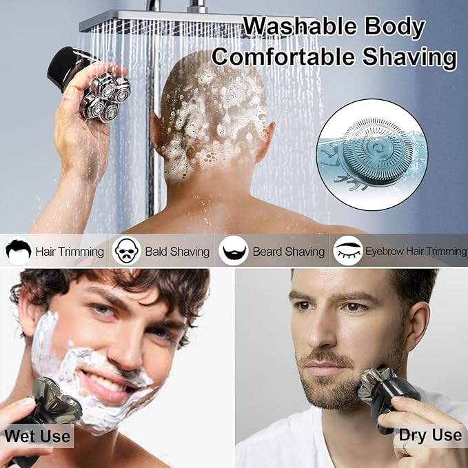 16 shaver replacement heads, compatible with Skull shaver Pitbull Gold PRO shaver replacement blades 4 heads