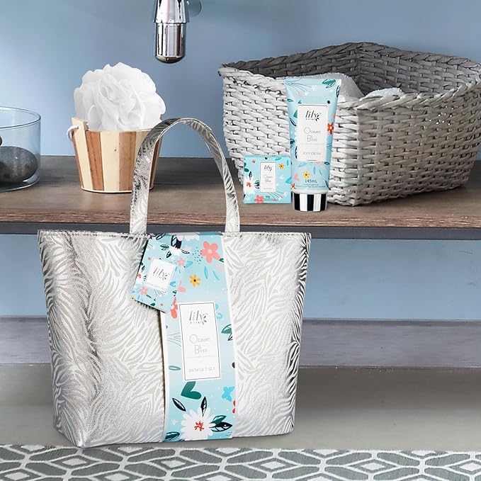 Mothers Day Gift for Mom - XXXL Bag Spa Gift Set for Women 16 Pcs Luxury Bath and Body Gift Bag Set for Women Spa Kit Pampering Gifts for Her Christmas Birthday Gifts Spa Bath Gift Set with Shower Gel