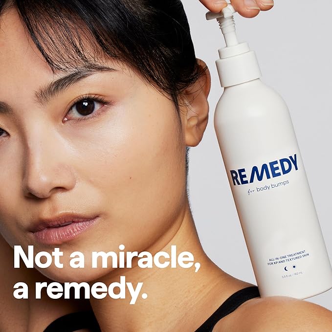 Remedy for Body Bumps – Treatment for Keratosis Pilaris (KP) and Textured, Crepey Skin with Urea, Lactic Acid, and Retinol -– Smoothing Body Moisturizer Lotion – By Dermatologist Dr. Shah