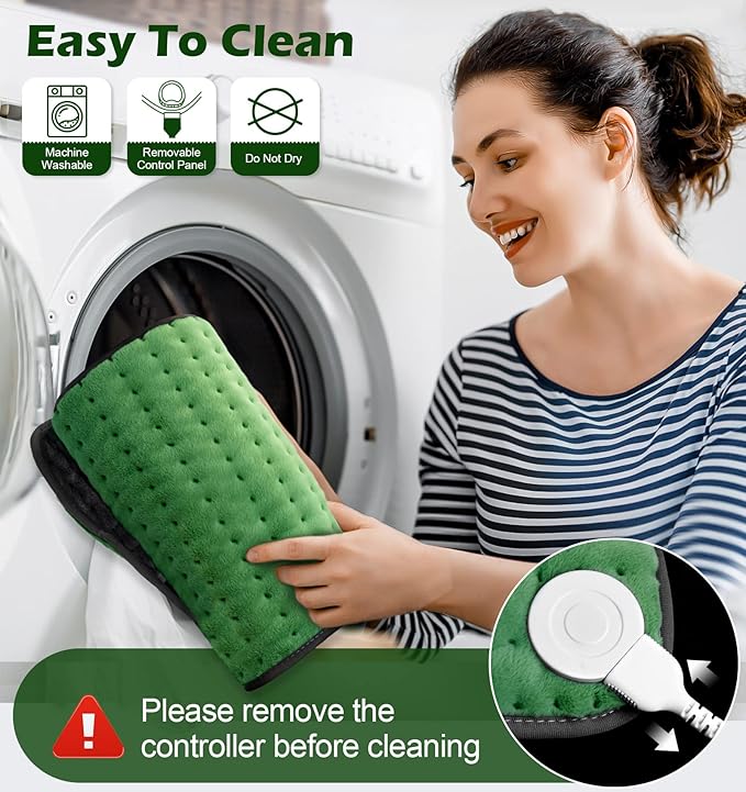 Heating pad for Back Pain Relief, Heating Pads for Neck, Shoulder, Fathers Mothers Day Gifts for Women, Men, Dad, Mom, Auto-Off,Machine Washable, Moist Dry Heat Options, Extra Large 12"x24"