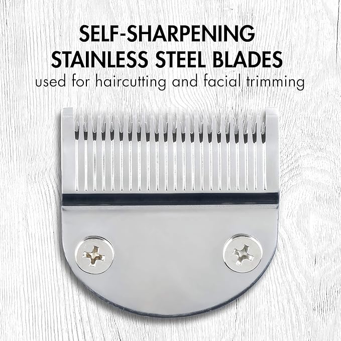 Conair Barber Hair Clippers, Barbershop Series No-Slip Grip 16-Piece Hair Cutting Kit