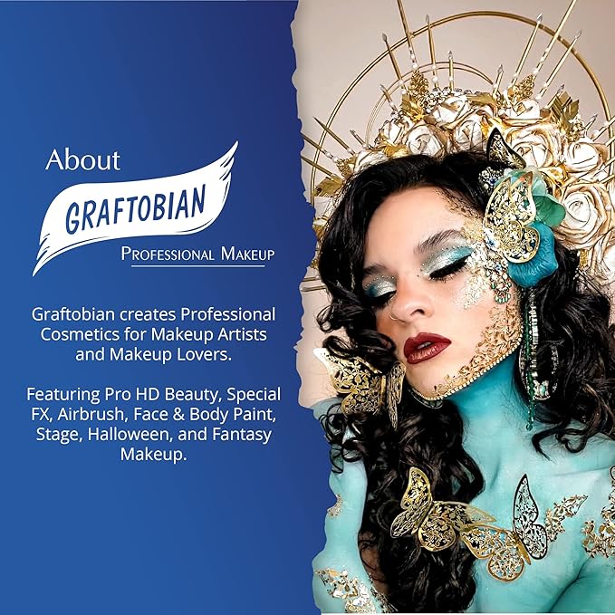 Graftobian Makeup ProPaint Face & Body Paint - Face Painting Set 5oz - Halloween Makeup - Costume Makeup for Adults - Body Paints for Adults - Face Paint Makeup - Skin Paint - Makeup Paint