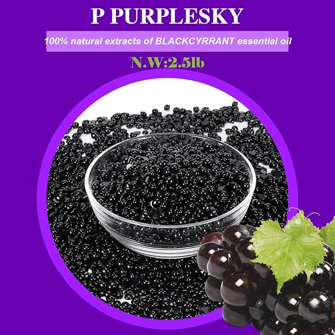 PURPLESKY Wax Beads, 40oz Hard Wax Beads Bulk for Hair Removal, Bikini Wax for Nose Waxing for Leg, Underarm, Eyebrow, Salon Gift Waxness