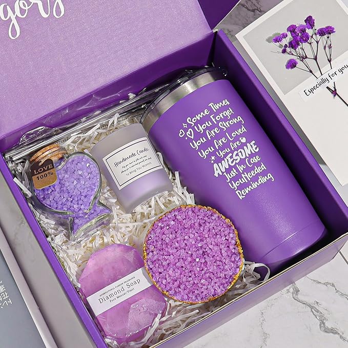 Birthday Gifts for Girlfriend, Birthday Gifts for Women, Shower Set for Best Friends Female Women Sister Mom Wife Her Coworker