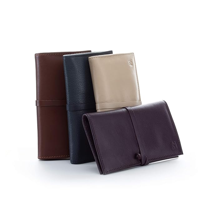 GERMANIKURE 5pc Manicure Set in Black Leather Case - Made in Germany, FINOX Stainless Steel Tools – Professional Mens Grooming Kit