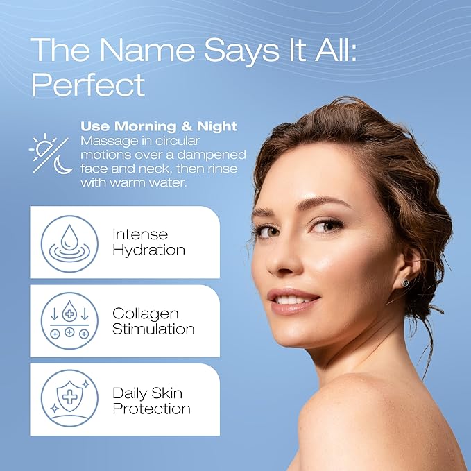 Moisture Perfect Daily Hydrator - Face Moisturizer, Anti aging Face Cream for Fine Lines & Wrinkles, Fragrance-free, Paraben Free (1 .7 Oz)