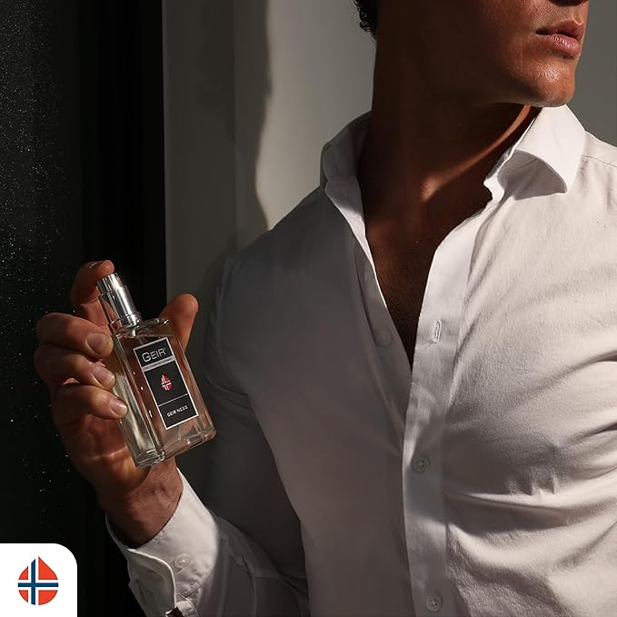 Geir Ness Eau de Parfum Spray For Men - Long Lasting Fresh, Cool Scent - Mix of Refreshing Norwegian Mountain Fragrance - 3.4 oz…