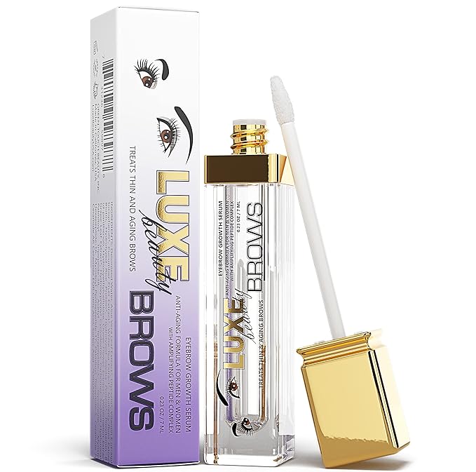 Luxe Beauty - Advanced Eyebrow Growth Serum for Thicker, Fuller Brows - Anti-Aging Formula for Men and Women - 0.23 fl oz / 7ml