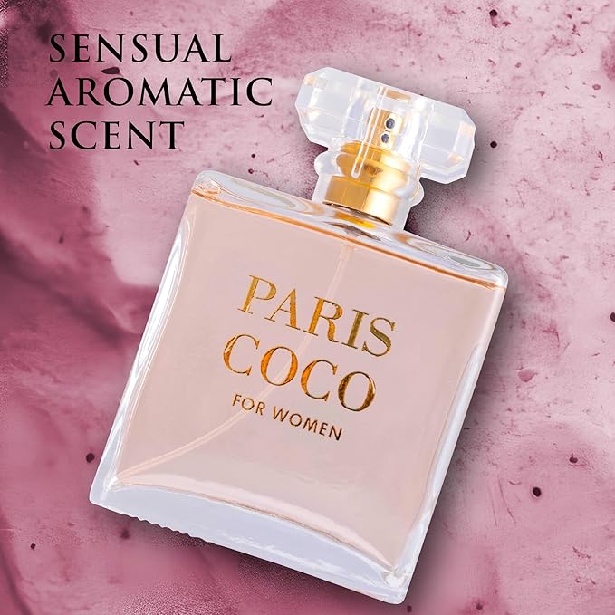 Paris for Women Eau De Parfum 3.4 Oz Pure Femininity in a Bottle Delicate Floral Scents of Jasmine and May Rose A Fragrance That Will Get You Noticed Cruelty Free Perfume Precious Gift for Women