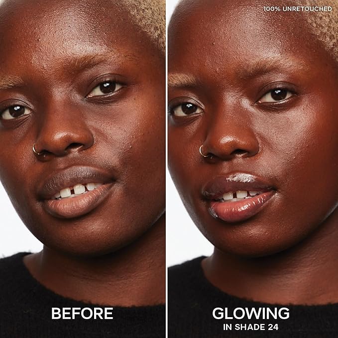 Saie Slip Tint Radiant Cream Concealer & All-Over Face Makeup - Concealer for Dark Circles, Redness & Blemishes - Lightweight Makeup Made with Hydrating Hyaluronic Acid - Shade 24 (0.17 oz)