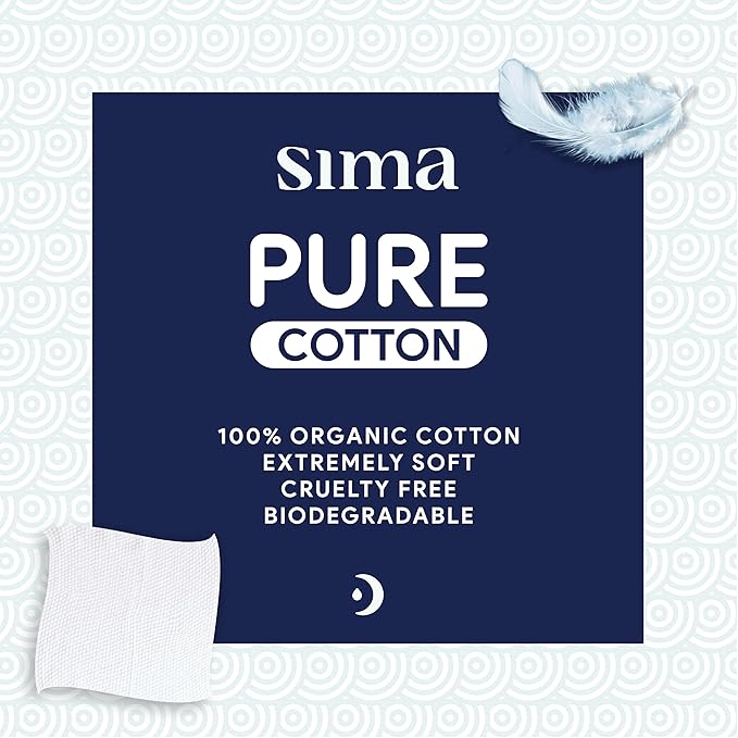 Sima - Bundle - Exfoliating Face & Body Scrub Towel White + Gentle Face Cloth