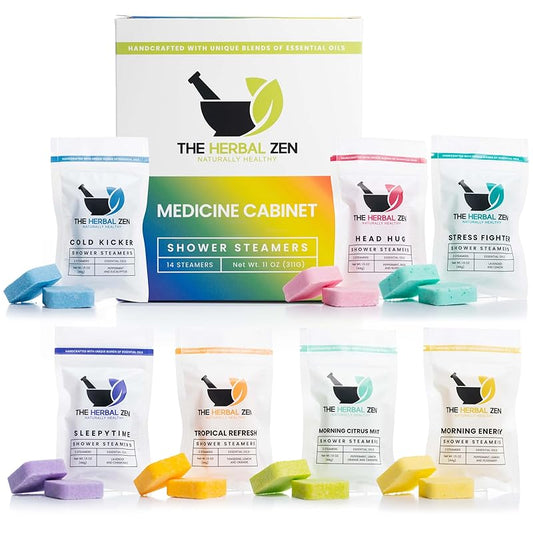 Shower Steamers Aromatherapy Variety Pack - Shower Bombs Made in the USA - Aromatherapy Bath Gifts for Women - Easter Basket Stuffers for Adults - Shower Tablets Mothers Day Gift