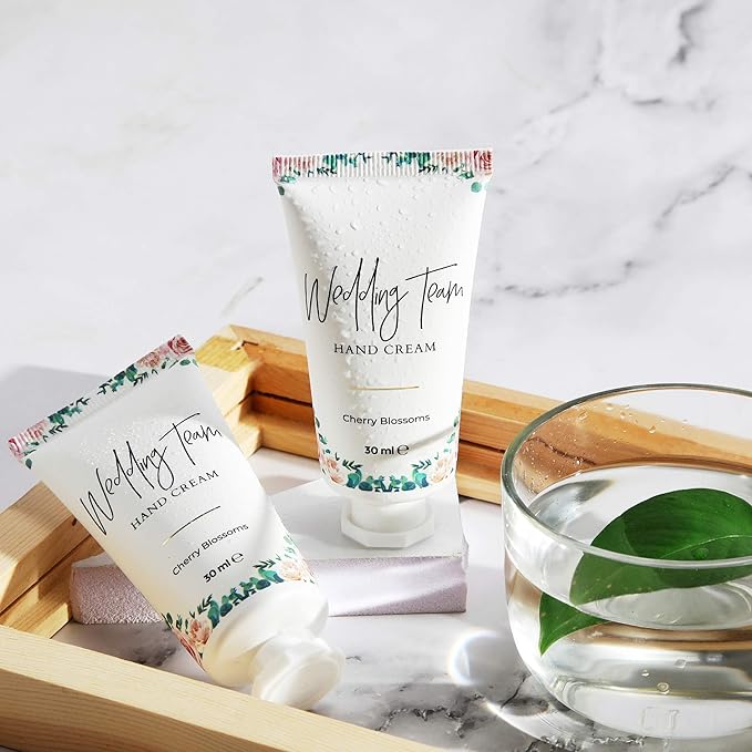 Pop Fizz Designs Bridesmaid Gifts- Wedding Team Hand Cream (6 pack)