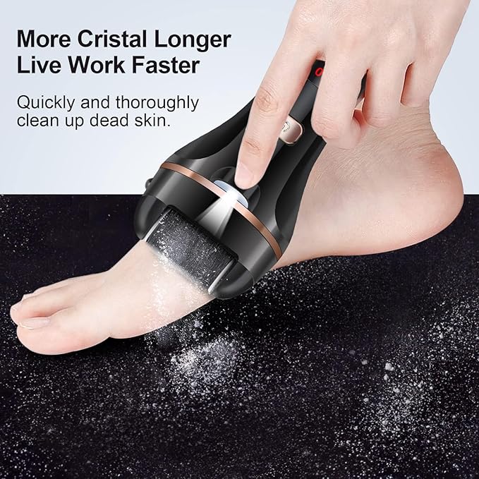 6 Pack Replacement Roller Refill Heads for Electric Callus Remover for Feet,Pedicure Kit Refill Rollers Extra 4 Regular Coarse & 2 Fine Coarse Electronic Foot File