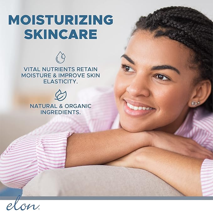 Elon Revitalizing Bundle - Hyaluronic Acid & Antioxidant C Lotion & Serum Set for Deep Hydration, Collagen Production & Smooth Even Skin