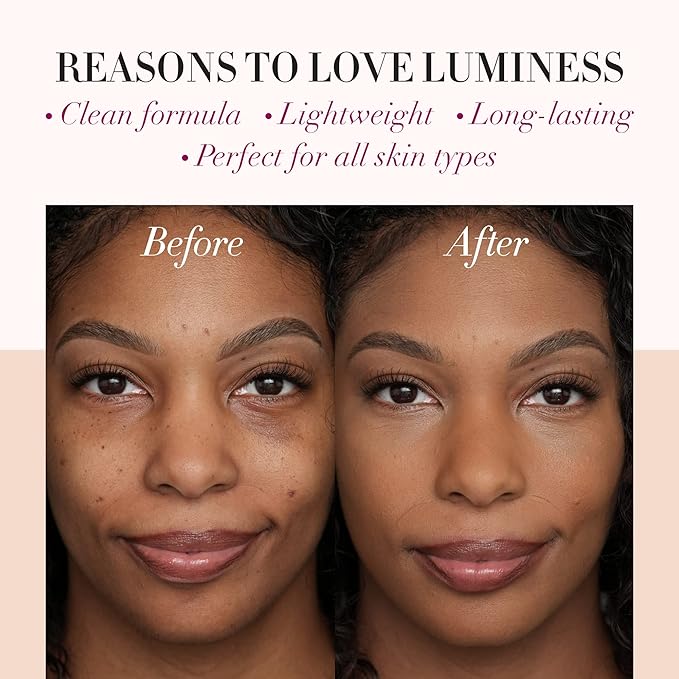 LUMINESS Silk Airbrush Spray Foundation & Primer Kit - Full Coverage Foundation, Anti-Aging Formula Hydrates & Moisturizes with Hyaluronic Acid, Aloe Vera & Hydrolyzed Silk (Shade - Deep)