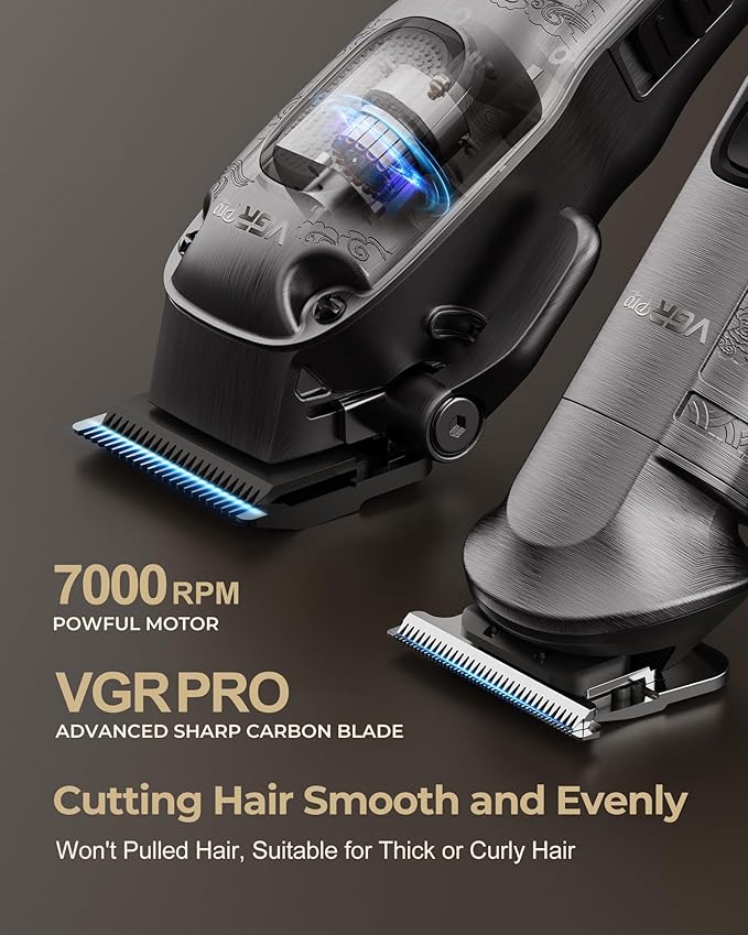 Hair Clippers for Men Professional, Cordless Hair Clippers for Hair Cutting, Mens Clippers and Trimmers Set, Electric Hair Trimmer for Men with Package Box