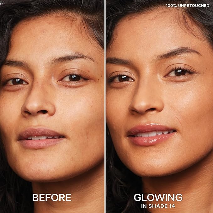 Saie Slip Tint Radiant Cream Concealer & All-Over Face Makeup - Concealer for Dark Circles, Redness & Blemishes - Lightweight Makeup Made with Hydrating Hyaluronic Acid - Shade 14 (0.17 oz)