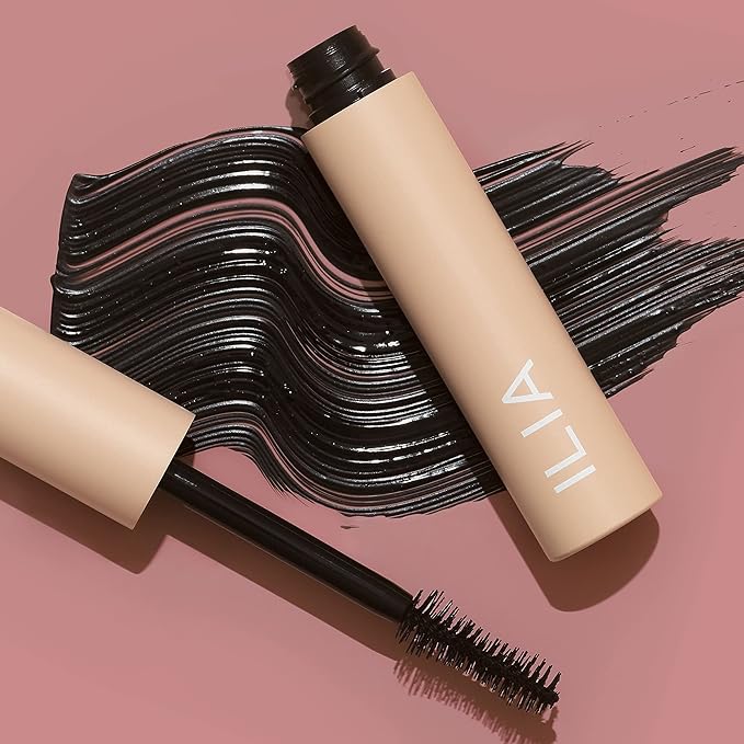 ILIA - Fullest Volumizing Mascara | Non-Toxic, Vegan, Cruelty-Free, Smudge + Flake-Free, Safe For Sensitive Eyes, For Fuller, Thicker, & Healthier Lashes (Full Size, 0.32 fl oz | 9.5 ml)