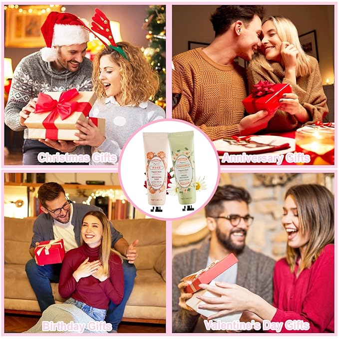 100 Pack Hand Cream for Women, Moisturizing Mini Hand Lotion, Bulk Hand Lotion Travel Size for Dry Cracked Hands, Natural Plant Fragrance Hand Care Cream For Mothers Day Gifts, 20 Styles