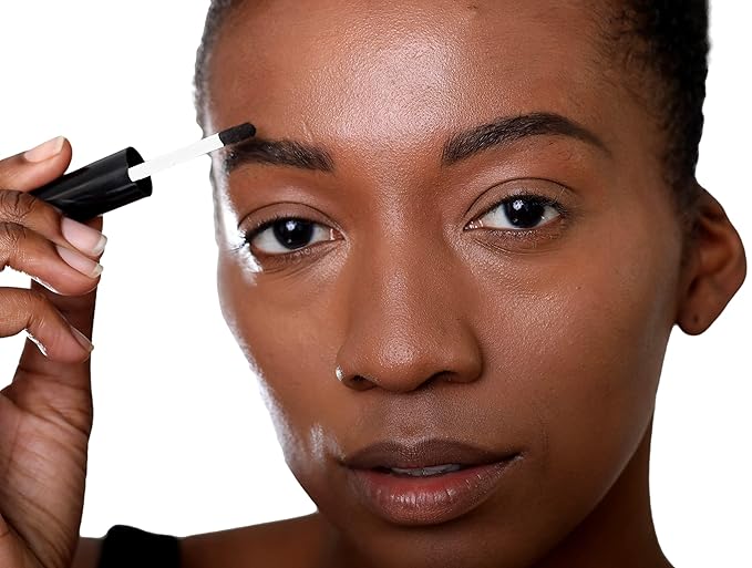 Ready To Wear Brow Extension Fine Powder Spot Filler - DEEP BROWN (DARK)