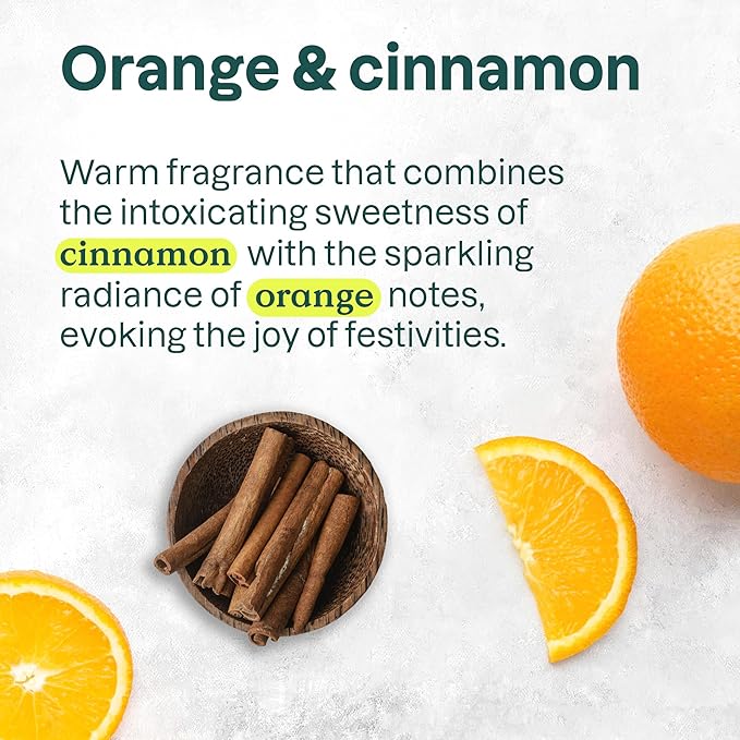 Bundle of ATTITUDE Liquid Hand Soap, EWG Verified, Plant and Mineral-Based, Vegan Personal Care Products, Apple & Spices, 16 Fl Oz + Orange Cinnamon, 16 Fl Oz