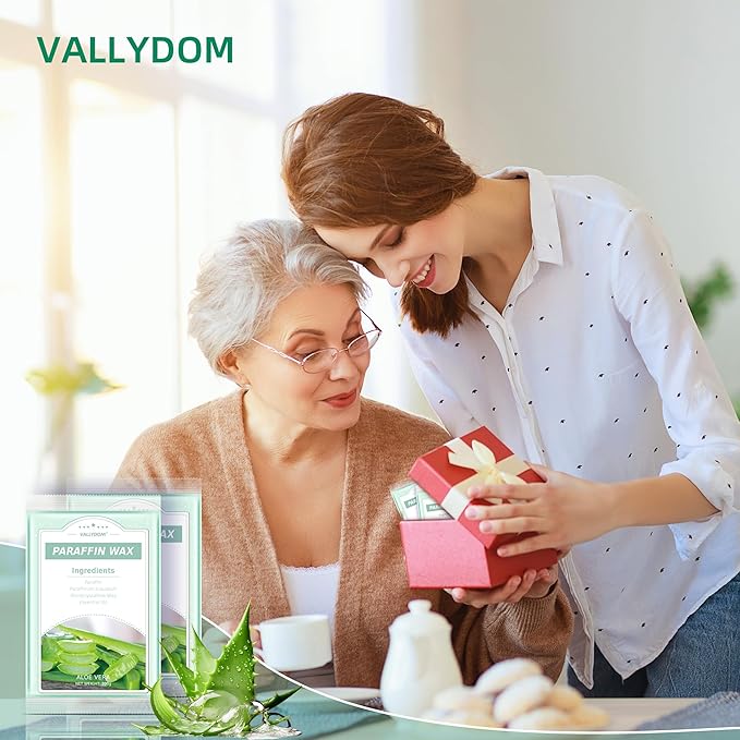 Paraffin Wax Refills, 10 Pack 200g Aloe Vera Scented Paraffin Wax Blocks for Paraffin Bath, Paraffin Wax Machine Refills for Hand Feet Dry Skin,Rrelieves muscle fatigue, Hydration and nourish