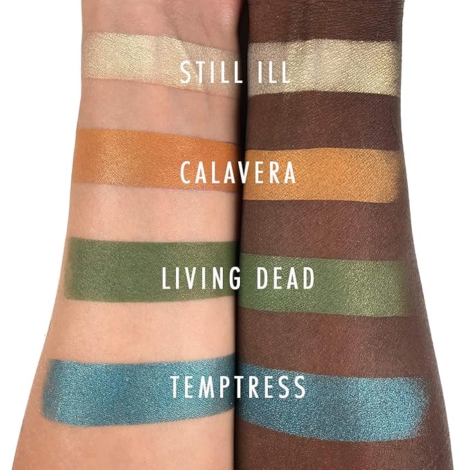 Concrete Minerals Eyeshadow, Silky- Smooth and Highly Pigmented, Longer-Lasting With No Creasing, 100% Vegan and Cruelty Free, Handmade in USA, 8 Grams Loose Mineral Powder (Forest Queen)