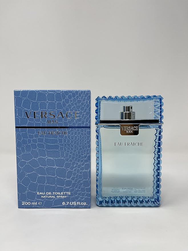 Versace Man by Versace Eau Fraiche Eau De Toilette Spray Blue 6.7 oz Men
