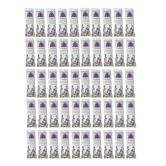 Asheva 8" x 9" Individually Wrapped Oshibori Disposable Towels - Luxurious Moist Cotton Hot/Cold Refreshment Towel - Lavender, Lemon, or Tea Tree Scents - Perfect for Spa, Travel, Dining & Events