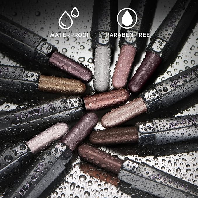 10PCS Eyeshadow Stick,Shimmer And Matte Neutral Brown Eye Shadow Sticks Pencil Crayon, Eye Brightener Stick With Crease-proof Formula,Waterproof & Long Lasting