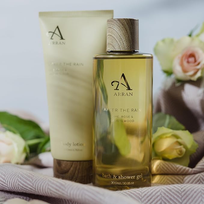 After The Rain - Lime, Rose, & Sandalwood by Arran Bath & Shower Gel 300ml