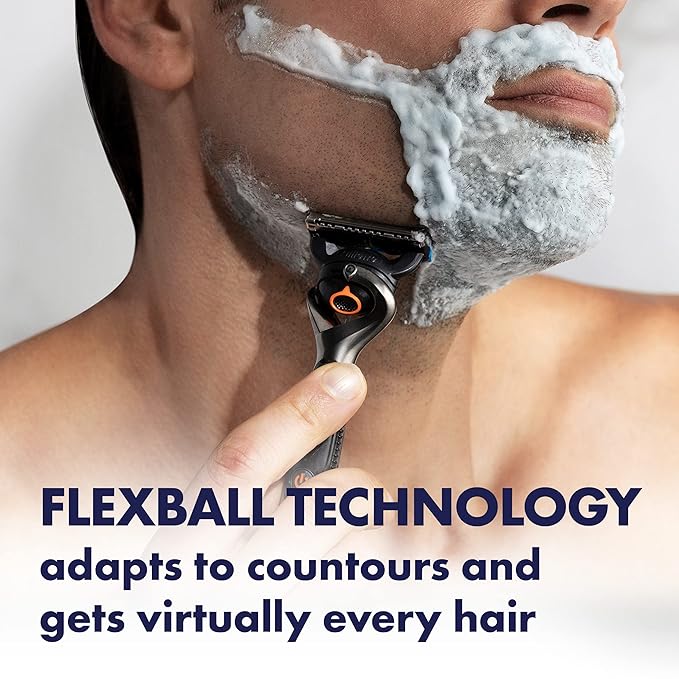 Gillette ProGlide Power Razor for Men, 1 Gillette Power Razor Handle + 1 Blade Refill (Pack of 2)