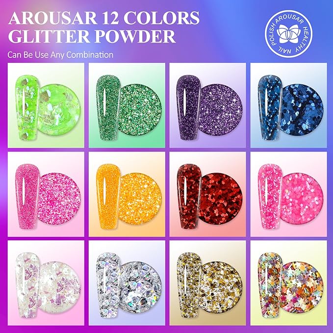 Poly Nail Gel Kit, 15ml*4pcs Nail Extension Gel, Soft Pink Glitter Builder Nail Gel with Top and Base Coat, Slip Solution, Nail Lamp&Drill DIY Salon at Home for Beginner and Professional