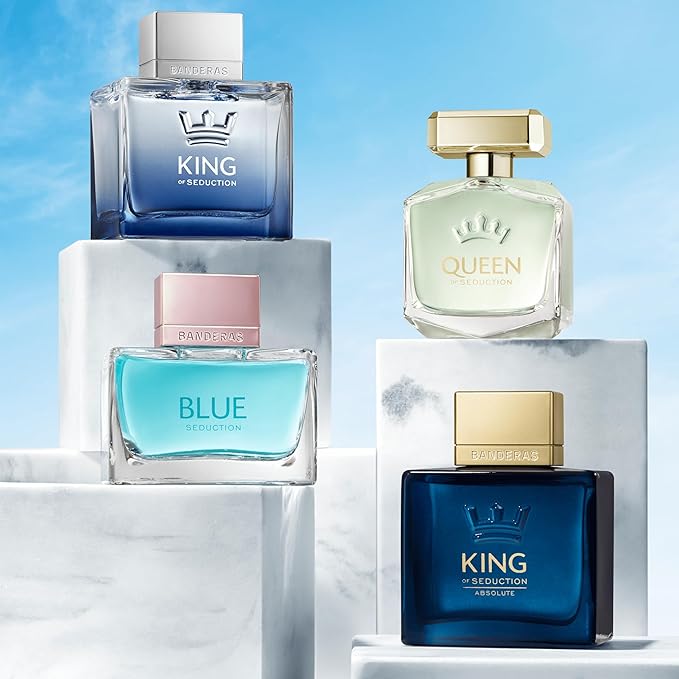 Banderas Perfumes - King of Seduction Absolute - Eau de Toilette for Men - Long Lasting - Fresh, Masculine and Elegant Fragance - Woody and Moss Notes - Ideal for Day Wear - 3.4 Fl Oz