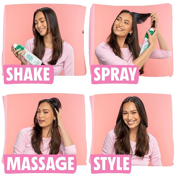 Not Your Mother's Clean Freak Unscented Dry Shampoo (2-Pack) - 12 oz - Refreshing Dry Shampoo - Instantly Absorbs Oil and Odor for Refreshed Hair