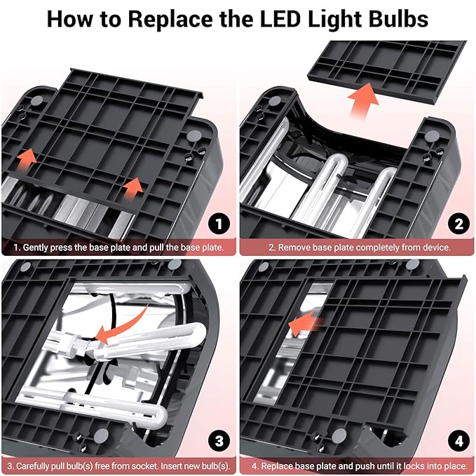MelodySusie 36W Nail Lamp for Resin, Pro04 Professional Gel Nail Polish Curing Lamp with 3 Timer Setting, Sliding Tray for Manicure Pedicure Resin, Black