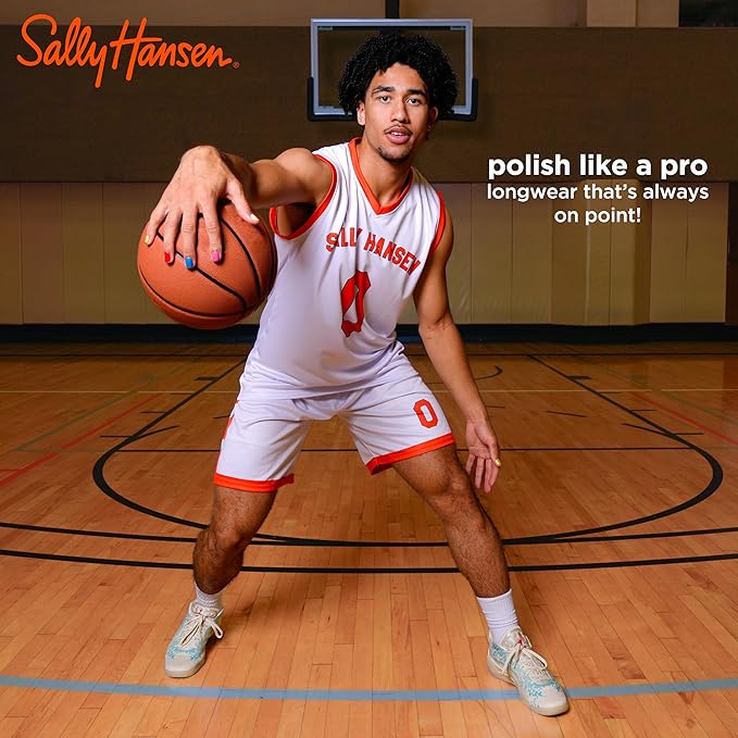 Sally Hansen Miracle Gel™ x Jared McCain, Trio Set, Long Lasting, Gel-Like Formula, No UV Lamp Needed, Blue and Red Nail Polish