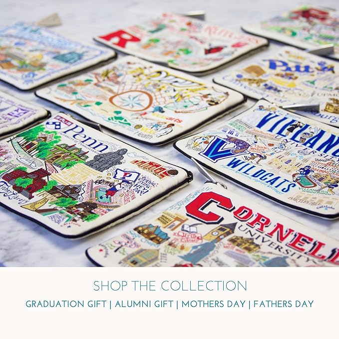 Catstudio Collegiate Zipper Pouch, Louisiana State University Travel Toiletry Bag, Ideal Gift for Alumni, Makeup Bag, Dog Treat Pouch, or Travel Purse