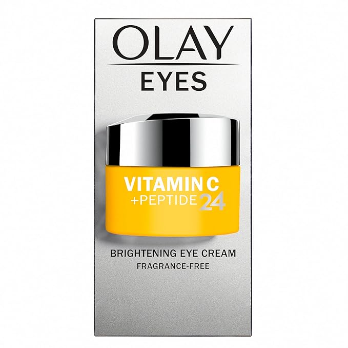 Olay Vitamin C + Peptide 24 Eye Cream, Fragrance-Free, 0.5 oz