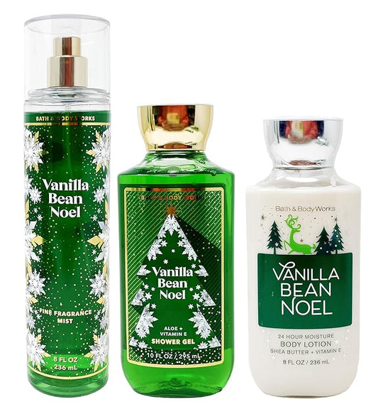 Bath and Body Works - Vanilla Bean Noel - Daily Trio - Winter – 2020