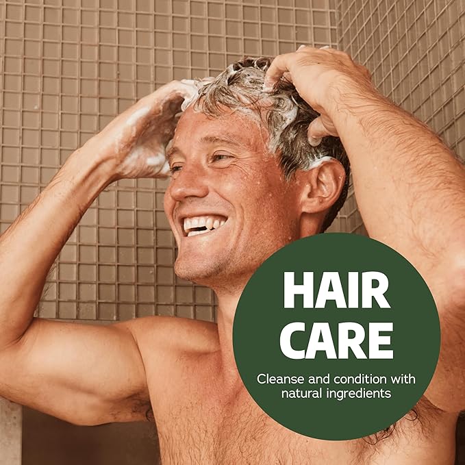 Dr. Squatch NEW Natural Body Wash and Hair Kit for Men Gift Set | No Paraben, Phthalate, Sulfate | Coconut Castaway Body Wash (14 oz, 2-Pack), Shampoo (8 fl oz) & Conditioner (11.5 fl oz)