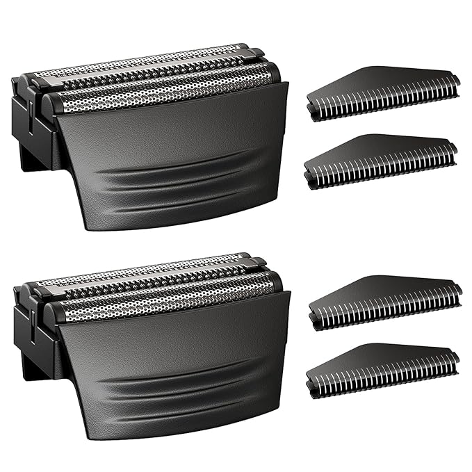 Shaver Replacment Heads,Shaver Replacment Foil Compatible with Remington TITANIUM-X Flex & Pivot Foil and Cutter F5800 & F7800 (2 Packs)
