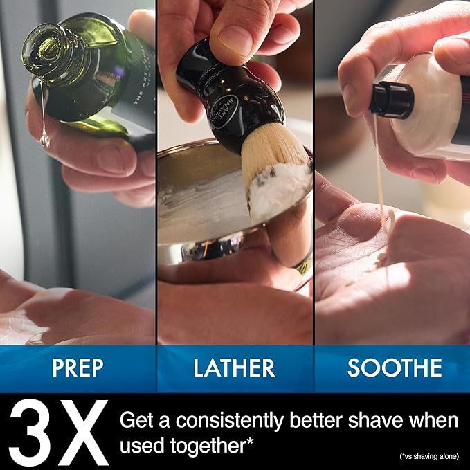 The Art of Shaving Lavender Shaving Cream for Men - Beard Care, Protects Against Irritation and Razor Burn, Clinically Tested for Sensitive Skin, 5 Fl Oz (Pack of 1)