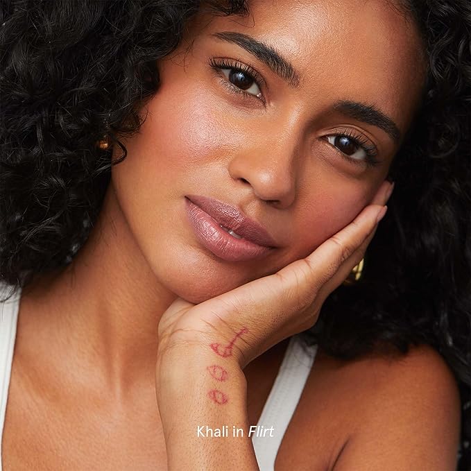 SOSHE Beauty - Ceramide Refillable Lip Silk | Sheer Hydrating, Silky, Buildable Lipstick | Ceramides, Vitamin E, Shea Butter | Cruelty-Free, Certified Plastic Negative (Flirt - Baby Pink)