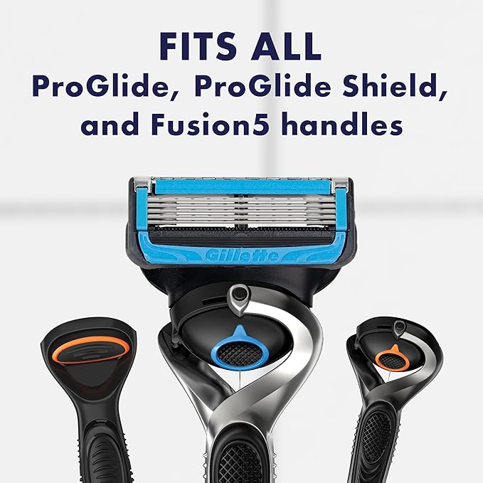 Gillette ProGlide Chill Razor Refills for Men, 4 Blade Refills