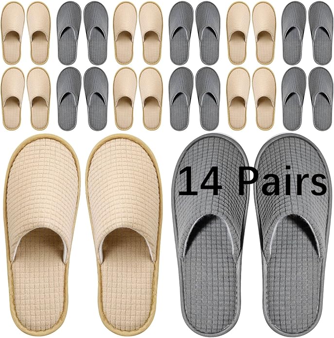 8-14-15Pairs guest slippers disposable for guests Washable Reusable Which Can Be Used As Women Men House Indoor Bathroom Bedroom hotel
