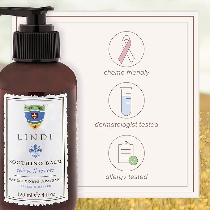 Lindi Skin: Soothing Balm: Rich emollient balm for hands, feet, and extreme dry skin (4 oz.)
