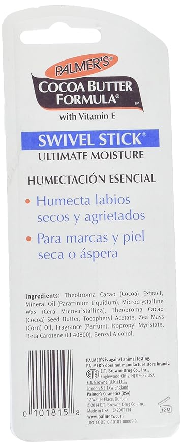 Palmer's Cocoa Butter Formula Lotion Swivel Stick, 0.5 oz (Quantity of 6)